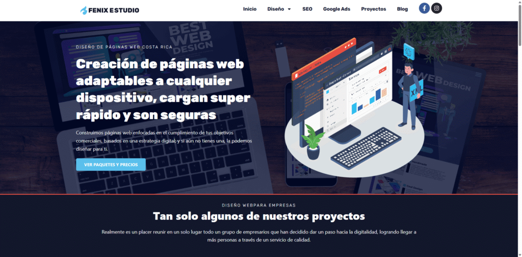 Diseño Web Fenix Estudio