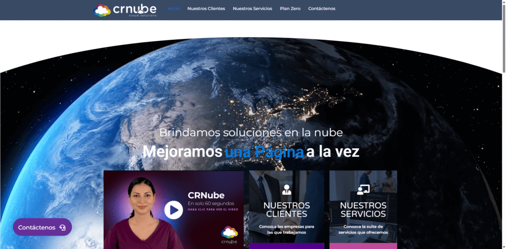 Diseño web CR Nube