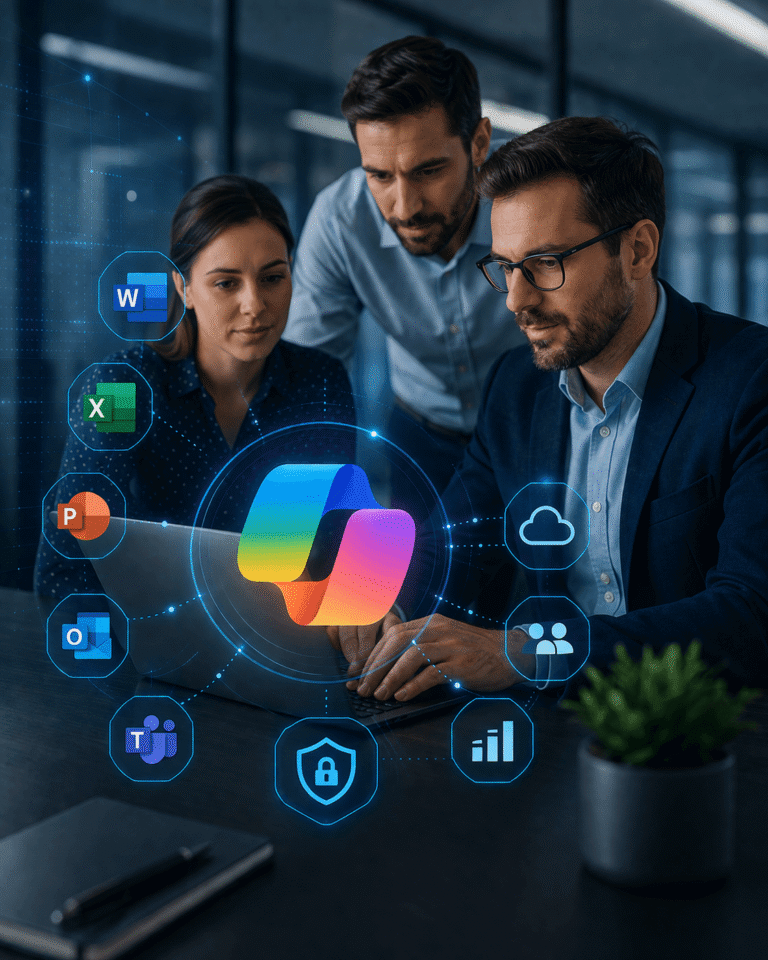 Implemente IA de Microsoft Copilot de forma segura y estratégica